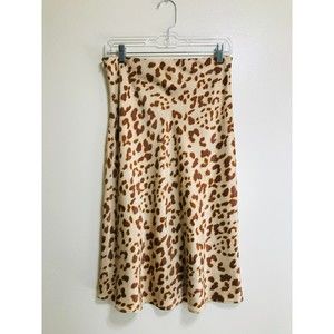 By Together Women's Animal Print Skirt, Size M